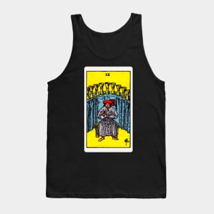 Card #44 - Nine Of Cups - Rider Waite Smith Tarot Tank Top